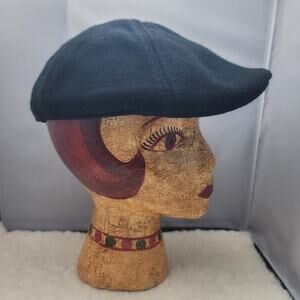 Cremieux Green  Knit Small Medium Paperboy Newsboy Gatsby Cabbie Scally Cap